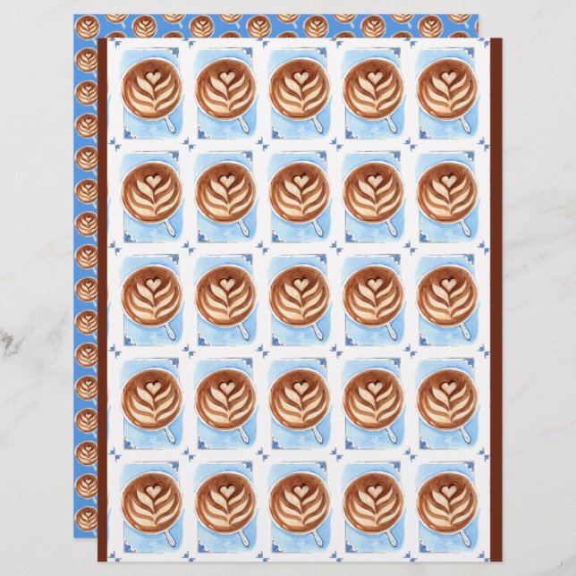 Taça Latte de Café (Frente/Verso)