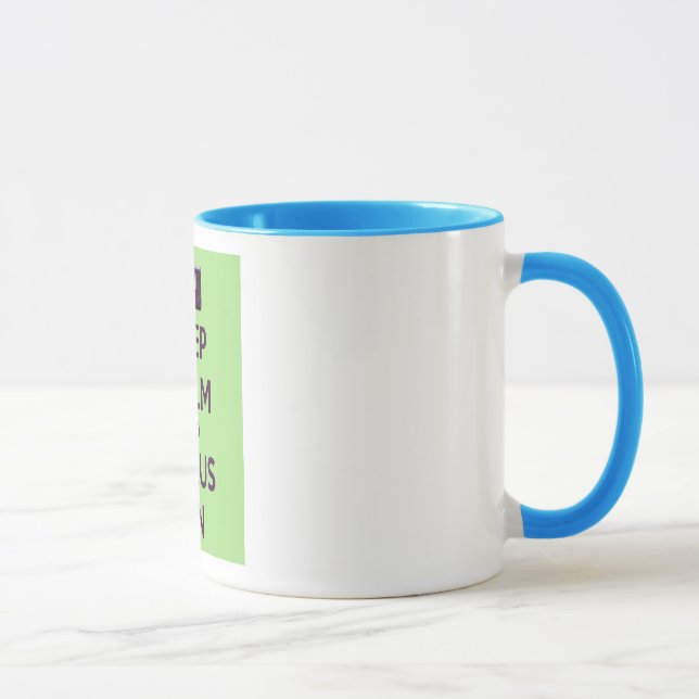 "Taça roxa" na caneca (Direita)