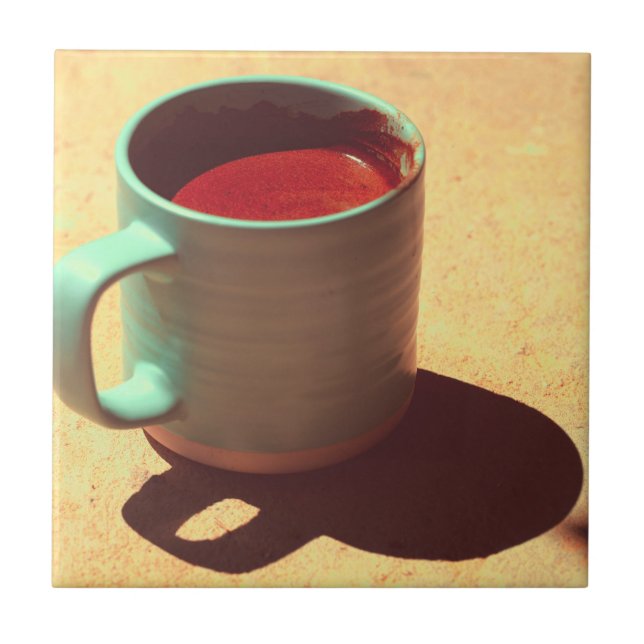 Taça Turca De Fumos Ricos De Café (Frente)