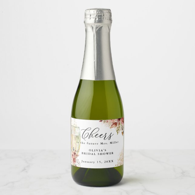 Tacaça de Vinho Espumante Ferrugem e Dourado Chá d (Frente)