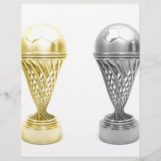 Taças de troféus de futebol (Frente)