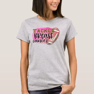 Tackear Cancer de Mama Mulheres Camiseta