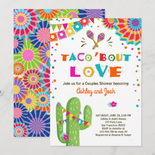 Taco Bout Love Fiesta Casal chá convite