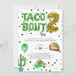 Taco Bout Two | Segundo Convite de Aniversário