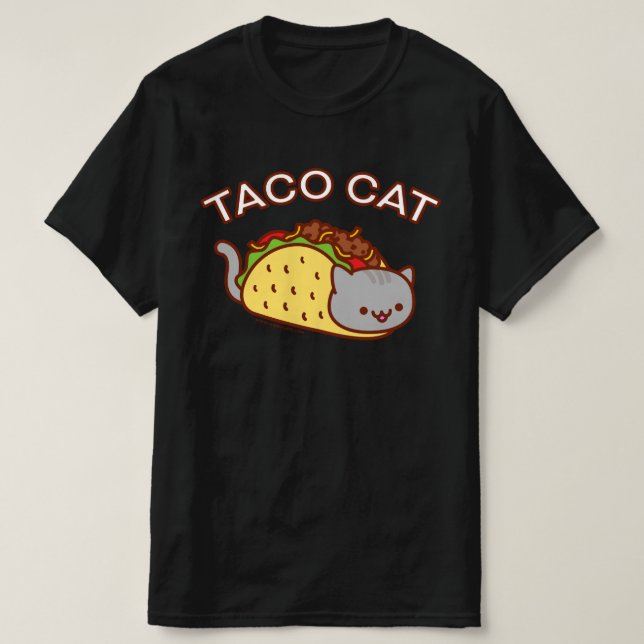 "TACO CAT" - CAMISA TACOCAT T (Frente do Design)