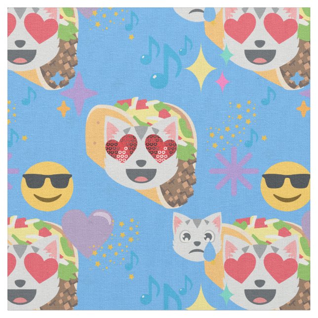 taco cat emoji tecido (Detalhe)