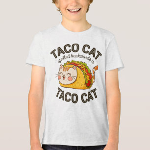 Taco Cat Ortografado Para Trás É Taco Cat Felino