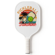 Taco de Pickleball Vintage Clube Sunshine Retro