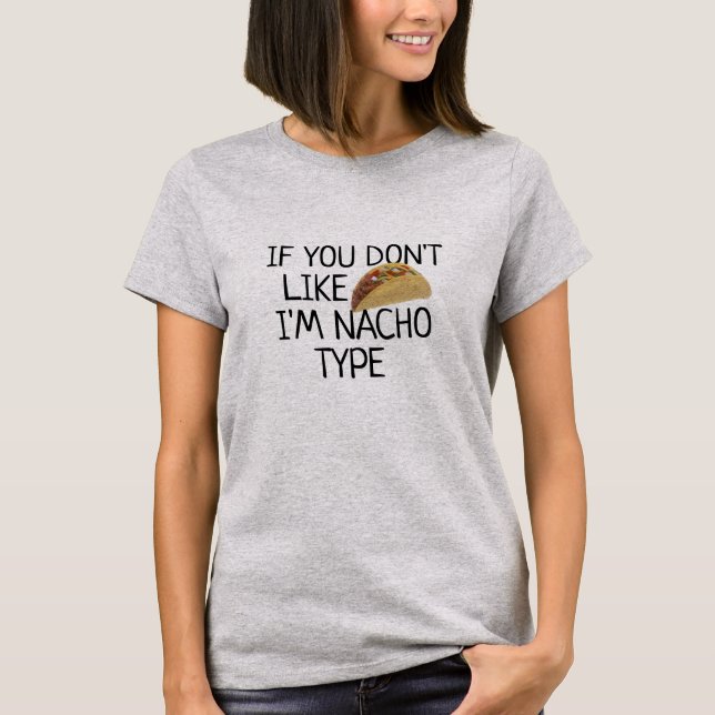 taco engraçado terça-feira camisa engraçada tacos  (Frente)