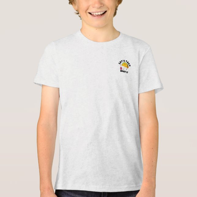 "Taco Guitar T-Shirt - Engraçado Teto Comida Mexic (Frente)