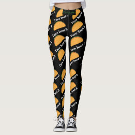 Taco sobre as leggings
