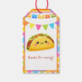 Taco sobre um bebê - Etiqueta de presente para chá