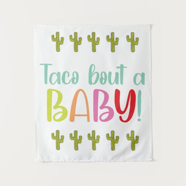 Taco Sobre um Bebê Tapeçaria (Frente)