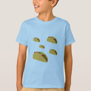 Taco Terça-feira Design - Camiseta Básica para Cri