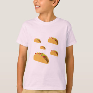 Taco Terça-feira Design - Camiseta Básica para Cri