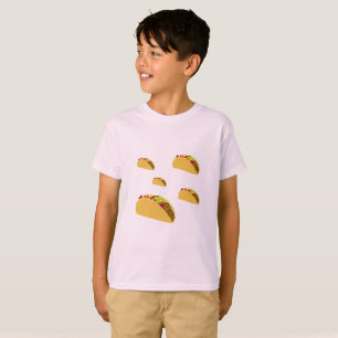 Taco Terça-feira Design - Camiseta Básica para Cri