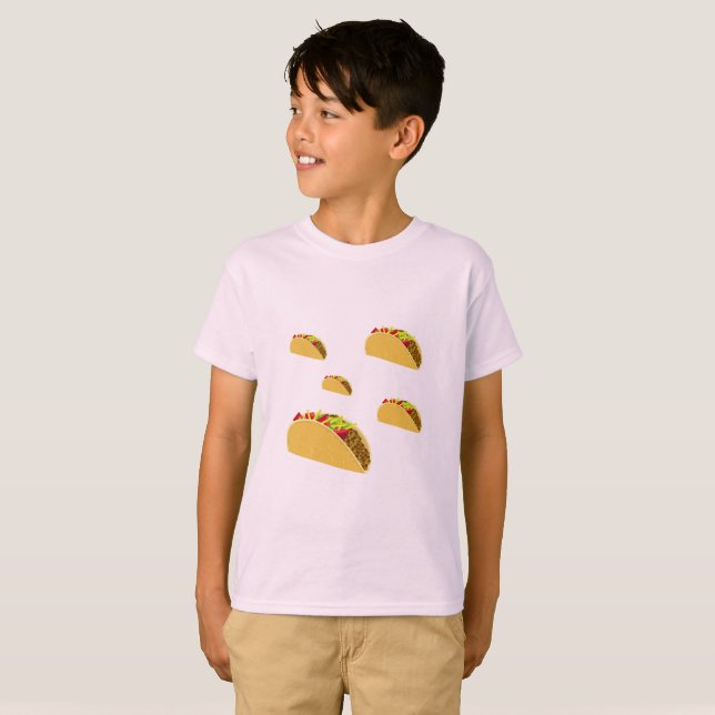 Taco Terça-feira Design - Camiseta Básica para Cri (Frente Completa)