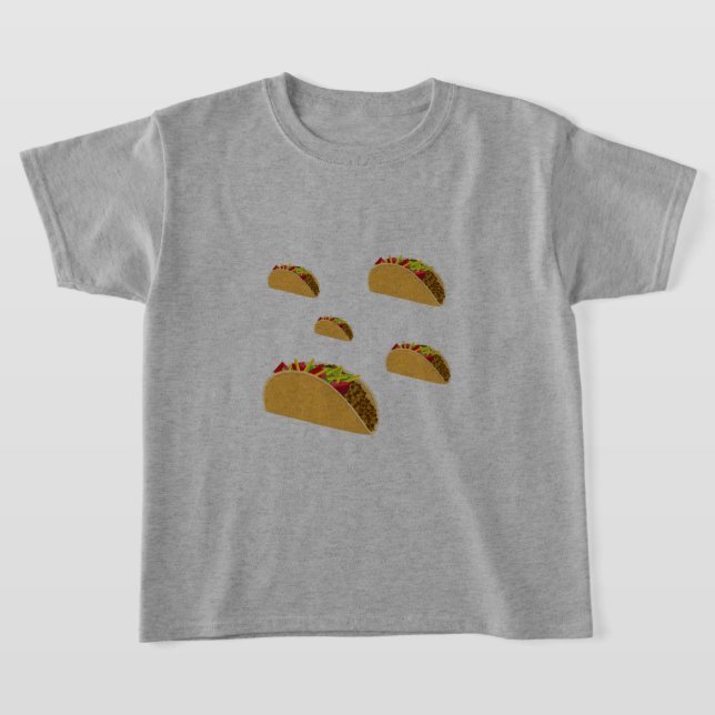 Taco Terça-feira Design - Camiseta Básica para Cri (Postura )