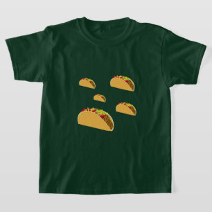 Taco Terça-feira Design - Camiseta Básica para Cri