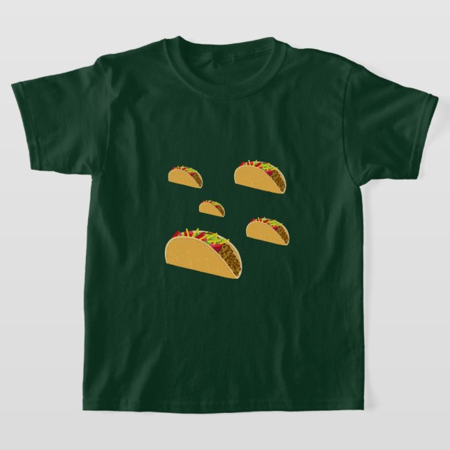 Taco Terça-feira Design - Camiseta Básica para Cri (Postura )