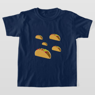Taco Terça-feira Design - Camiseta Básica para Cri