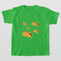 Taco Terça-feira Design - Camiseta Básica para Cri