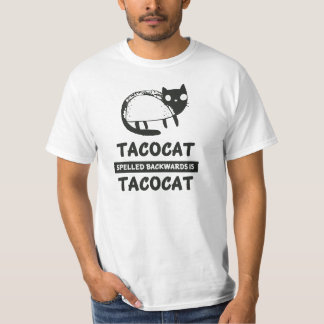 Tacocat soletrou é para trás camisa de Tacocat T