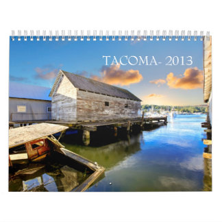 Tacoma, WA. Calendário 2013. da cidade