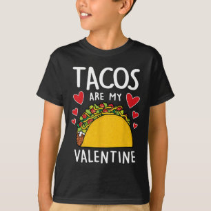 Tacos São o Meu Namorado Camiseta Masculina Femini