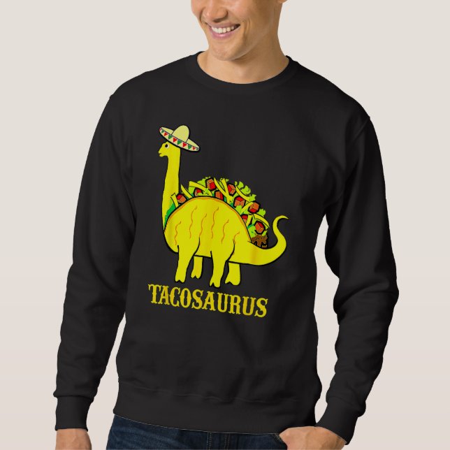 Tacosaurus Cinco De Mayo Camisa Engraçado Taco Din (Frente)