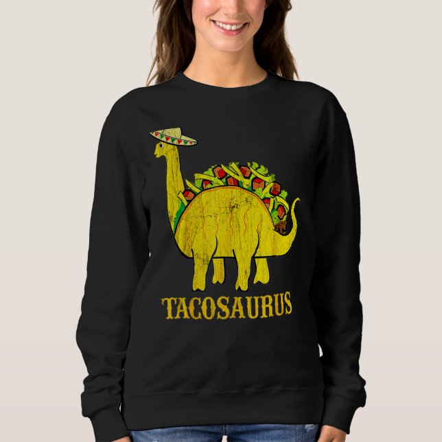 Tacosaurus Cinco De Mayo Camisetas Taco Dinossaur (Frente)