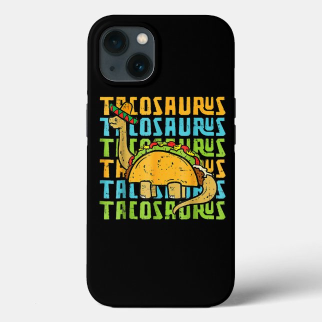 Tacosaurus Taco Saurus Cinco De Mayo Funny Taco Di (Verso)