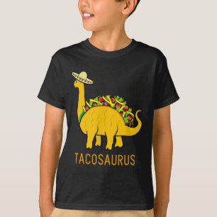 Tacossauro Camisa Engraçada Taco Dinossauro Presen