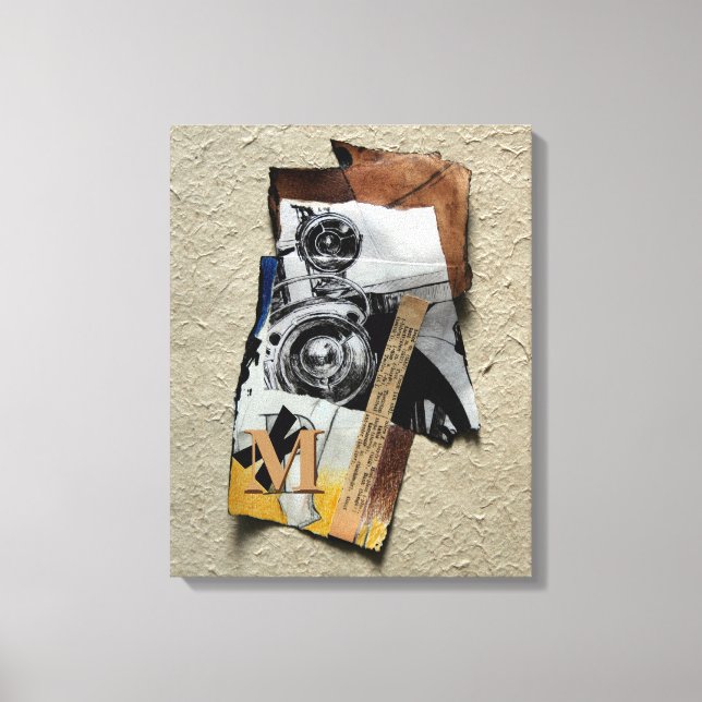 Tacot Banger com Canvas de Monograma Personalizáve (Frente)