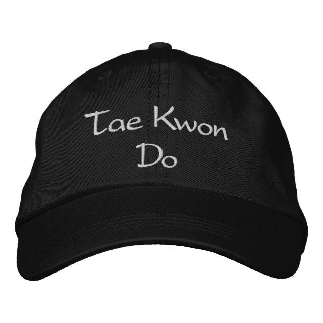 Tae Kwon Do - Boné de beisebol (Frente)