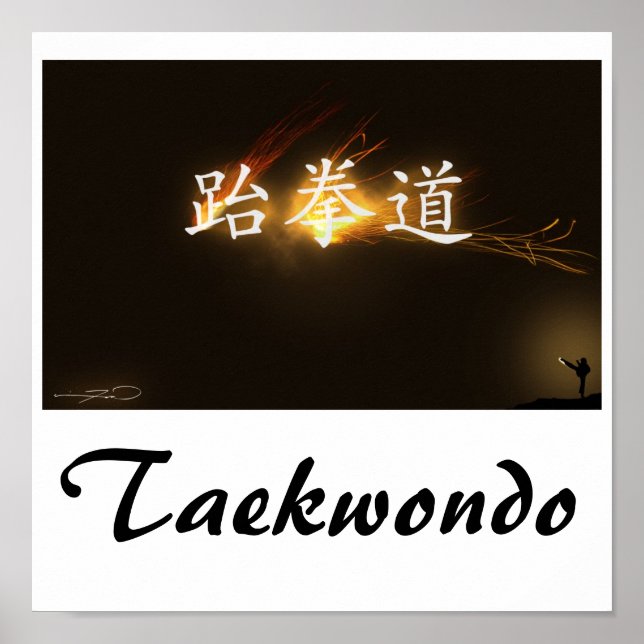 Taekwondo Impressão (Frente)