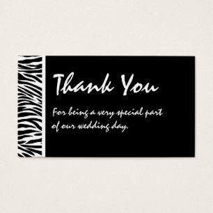 Tag branco preto do favor do casamento da zebra