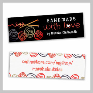 Tag coloridos do presente das agulhas de confecç