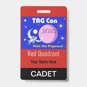 TAG Con 2025 - Red Quadrant - Cadet Crachá