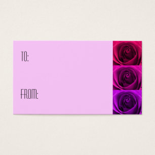 Tag cor-de-rosa do presente triplicar-se