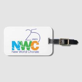 Tag de Bagagem de Coral do Novo 25