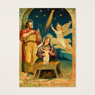 Tag do presente do natal vintage