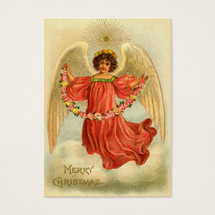 Tag do presente do natal vintage