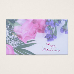 Tag floral do presente do dia das mães