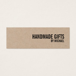 Tag Handmade corajoso dos presentes do papel de