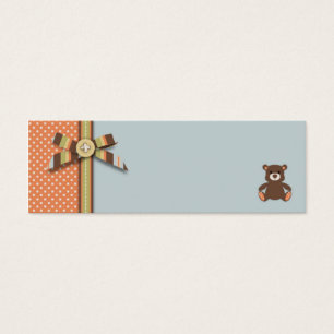 Tag magro B do presente do menino do urso do urso