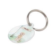 Nome Personalizado Champagne Cockapoo Pet Dog