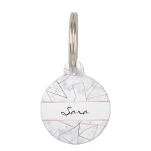 mármore branco geométrico rosa de ouro elegante