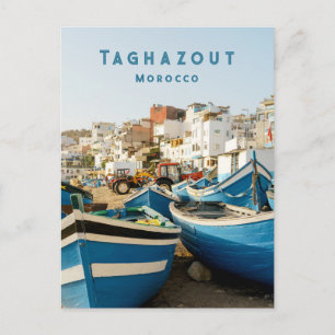 Taghazout Cartão Postal de Aldeia Costeira Marroqu
