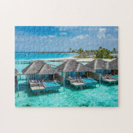 Tahiti Beach huts Quebra-cabeça